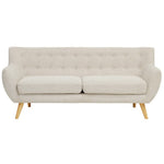 Remark Upholstered Fabric Sofa in Beige