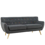 Remark Upholstered Fabric Sofa in Gray