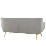Remark Upholstered Fabric Sofa in Light Gray