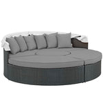 Sojourn Outdoor Patio Sunbrella® Daybed in Canvas Gray