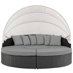 Sojourn Outdoor Patio Sunbrella® Daybed in Canvas Gray