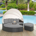 Sojourn Outdoor Patio Sunbrella® Daybed in Canvas Gray