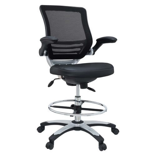 Edge Drafting Chair in Black