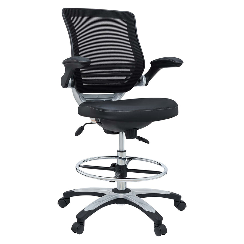 Edge Drafting Chair in Black