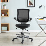 Edge Drafting Chair in Black