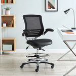 Edge Drafting Chair in Black