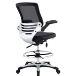 Edge Drafting Chair in Black