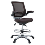 Edge Drafting Chair in Brown