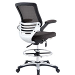 Edge Drafting Chair in Brown
