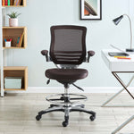 Edge Drafting Chair in Brown
