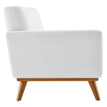 Engage Right-Facing Upholstered Fabric Sectional Sofa in White