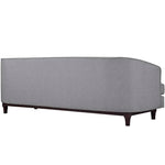 Coast Upholstered Fabric Sofa in Light Gray