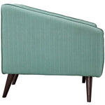 Slide Upholstered Fabric Armchair in Laguna
