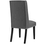 Baron Fabric Dining Chair in Gray