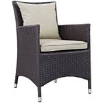 Convene 11 Piece Outdoor Patio Dining Set in Espresso Beige