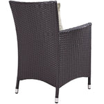 Convene 11 Piece Outdoor Patio Dining Set in Espresso Beige