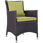 Convene 11 Piece Outdoor Patio Dining Set in Espresso Peridot