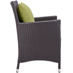 Convene 11 Piece Outdoor Patio Dining Set in Espresso Peridot