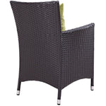 Convene 11 Piece Outdoor Patio Dining Set in Espresso Peridot