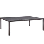 Convene 11 Piece Outdoor Patio Dining Set in Espresso Red