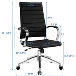 Jive Highback Office Chair in Black