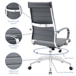 Jive Highback Office Chair in Gray
