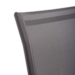 Traveler Rocking Outdoor Patio Mesh Sling Lounge Chair in Espresso