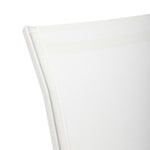 Traveler Rocking Outdoor Patio Mesh Sling Lounge Chair in White White