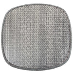 Endeavor 36" Outdoor Patio Wicker Rattan Dining Table in Gray