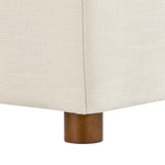 Commix 4 Piece Down Filled Overstuffed Sectional Sofa Set in Light Beige