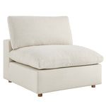 Commix 4 Piece Down Filled Overstuffed Sectional Sofa Set in Light Beige