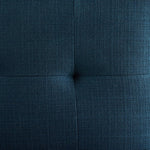 Privy Gold Stainless Steel Upholstered Fabric Dining Accent Chair in Gold Azure