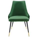 Adorn Tufted Performance Velvet Dining Side Chair in Emerald