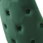 Adorn Tufted Performance Velvet Dining Side Chair in Green
