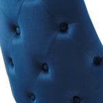Adorn Tufted Performance Velvet Dining Side Chair in Navy