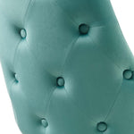 Adorn Tufted Performance Velvet Dining Side Chair in Teal