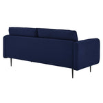 Cameron Tufted Fabric Sofa in Royal Blue
