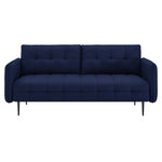 Cameron Tufted Fabric Sofa in Royal Blue