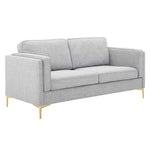Kaiya Fabric Sofa in Light Gray