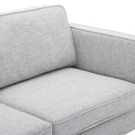 Kaiya Fabric Sofa in Light Gray