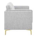 Kaiya Fabric Sofa in Light Gray