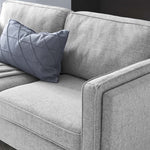 Kaiya Fabric Sofa in Light Gray