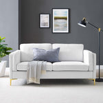 Kaiya Fabric Sofa in White