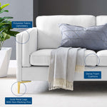 Kaiya Fabric Sofa in White