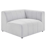 Bartlett 2-Piece Upholstered Fabric Loveseat in Ivory