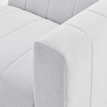 Bartlett 2-Piece Upholstered Fabric Loveseat in Ivory