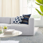 Bartlett 2-Piece Upholstered Fabric Loveseat in Ivory