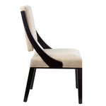 Cambridge Upholstered Fabric Dining Chairs Set of 2 in Beige