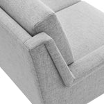 Chesapeake Fabric Sofa in Black Light Gray