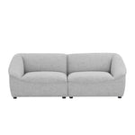 Comprise 2-Piece Loveseat in Light Gray